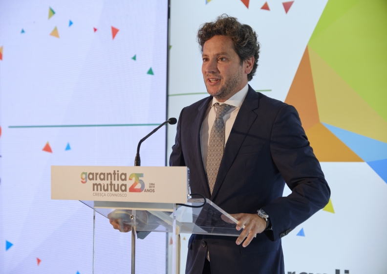 Presidente do Turismo de Portugal, Luis Araujo na sessao dos 25 ano sgarantia mutua Presidente do Turismo de Portugal, Luis Araujo na sessao dos 25 ano sgarantia mutua